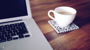 laptop and coffee from Pixabay